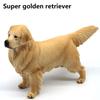 Realistic Golden Retriever Model Large Lifelike Dog Statue Pet Decor Educational Toy Birthday Gift