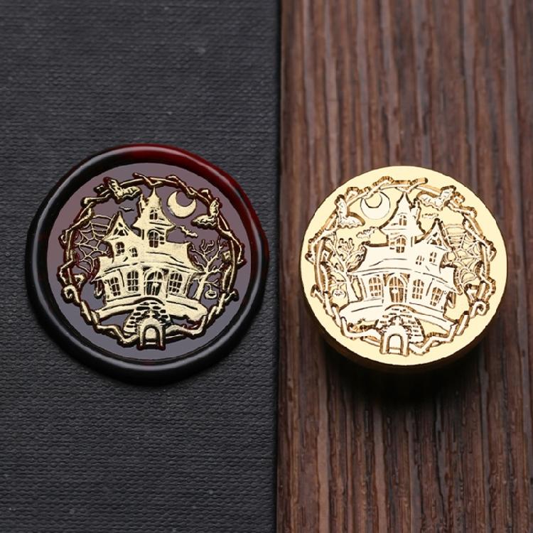 Spiders Wax Decorative Seal Stamp Seal Halloween Series Sealing Wax Stamp Brass Head For Wedding Scrapbooking Decorations