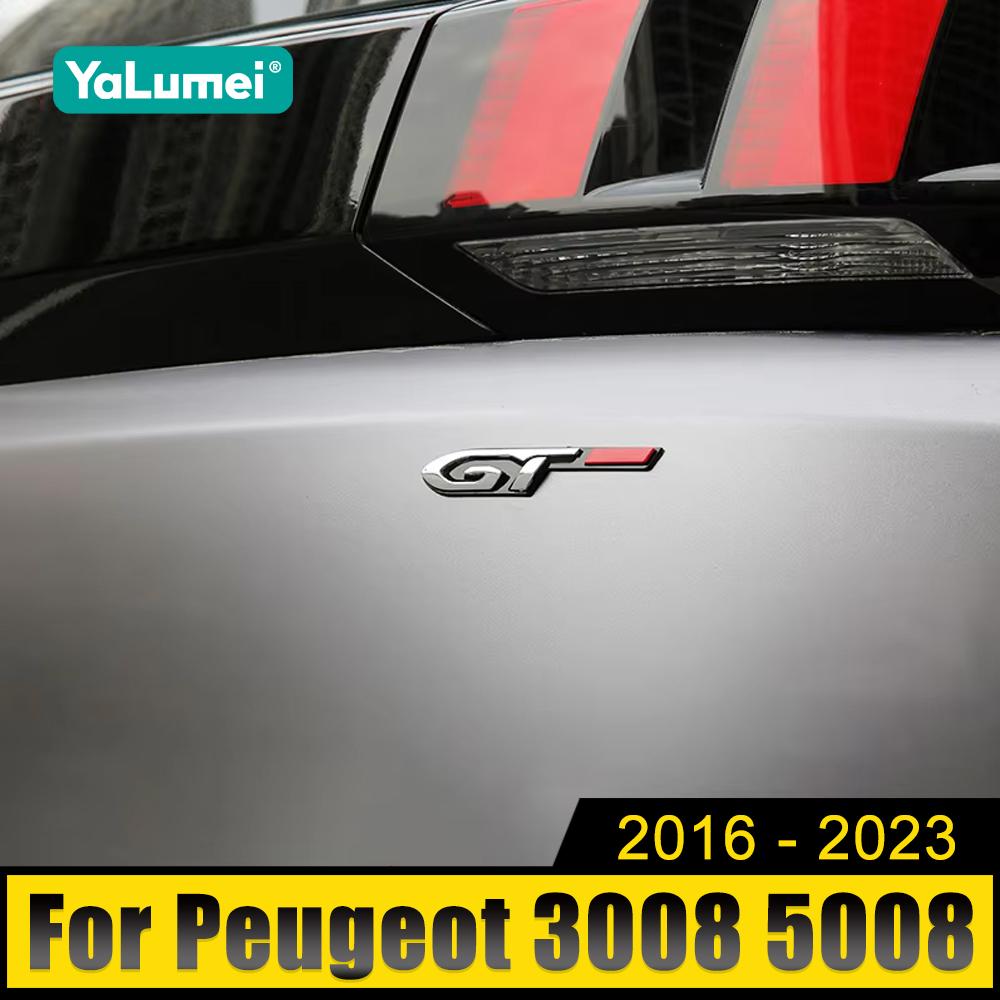 Для Peugeot 206 207 208 306 307 308 T9 408 508 5008 3008 4008 406 407 2008 SW CC ABS GT Значок Эмблема Наклейка на багажник Аксессуары