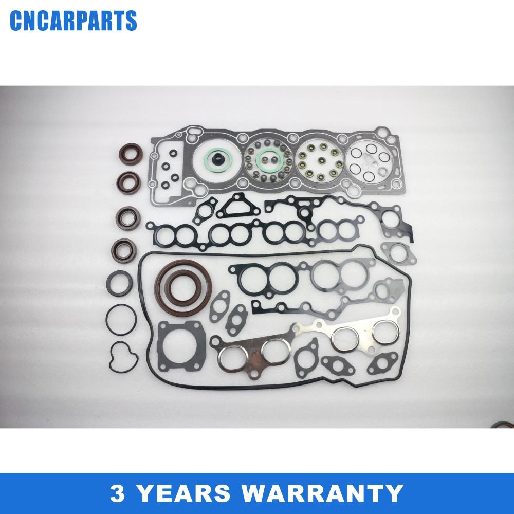 VRS Cylinder FULL HEAD OVERHAUL ENGINE GASKET Set Kit Fit for TOYOTA HILUX RZN147,RZN154,RZN169,RZN174 2.7L 3RZ-E 16V