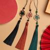 Retro Tassels Pendant Polyester Tread Silk Tassel Thousand Leaf Peach Blossom Curtain Clothes Bag Crafts DIY Decor Accessories