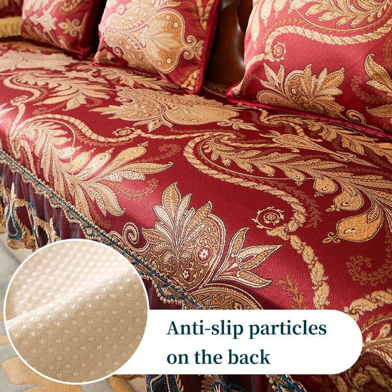 Luxury Jacquard Sofa Covers Four Seasons Universal Living Room Couch Cover Anti-slip Slipcover Sofa Towel European Home Decor