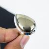 Natural Apache Pyrite Golden Adjustable 925 Sterling Silver Ring - Fits US Sizes 6 To 11 - Handmade Boho Jewelry for Women & Men, Wadding Gifts
