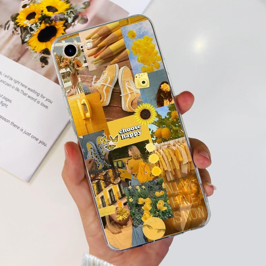 For Apple iPhone SE 2020 Case Stylish Painted Cover Soft Silicone Phone Case For iPHone SE 2022 iPhoneSE 2020 Back Covers Bumper