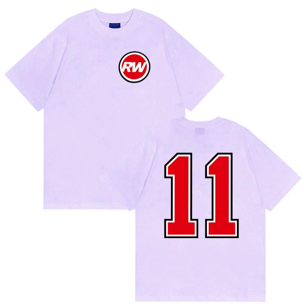 2027 New Robbie Williams RW 11 Logo Tour New Graphic T Shirts Unisex's Vintage Fashion Oversized High Quality Cotton T-shirt Unisex St