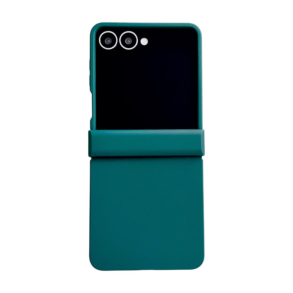 Роскошный яркий чехол-книжка из силикона конфетного цвета для Samsung Galaxy Z Flip 7 6 5 4 3 Zflip7, матовая противоударная твердая ПК-накладка