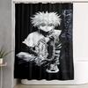 Hunter X Hunter Занавеска для ванной Классическое японское аниме Тканевые наборы занавесок для душа с 12 крючками Водонепроницаемый декор для ванной