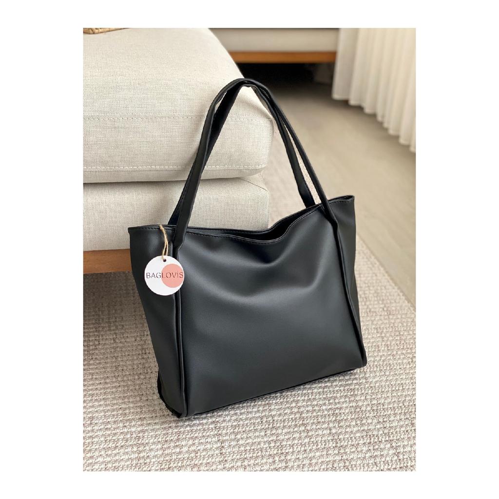 Large Size Soft Leather Women's Bag