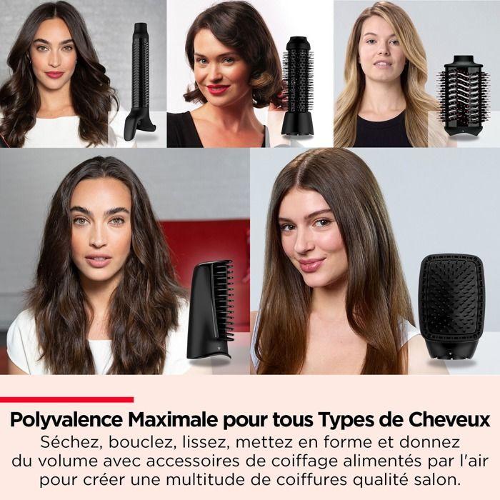 Brosse coiffante Revlon One Step Blow Dry Multi Air Styler 5 en 1 avec brosse ovale Revlon originale RVDR5371