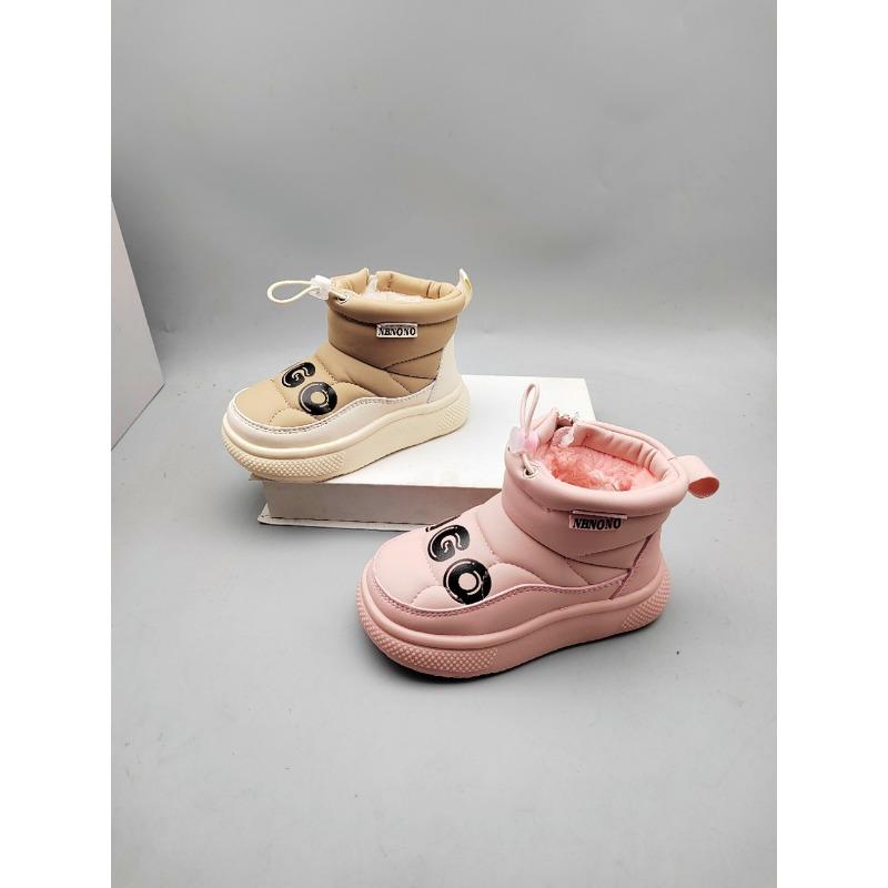 Новые детские зимние ботинки теплые короткие из хлопка