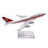 Static Simulation Plane B747 Red 747 Malaysia Airlines Airways Airplane 16CM 1/400 Scale Metal Alloy Model Aircraft With Landgea