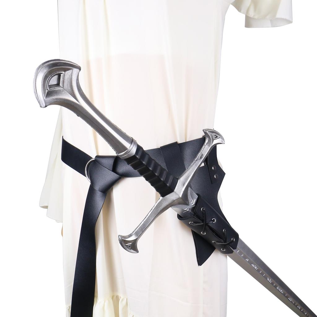 Medieval Shield Scabbard Viking Knight Belt Halloween Pu Belt Cosplay Costume Dress Up