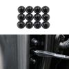 Universal 12Pcs Car Door Screw Cap Nuts Cap Screw Protection Cap Cover Bolt Door Lock Nuts