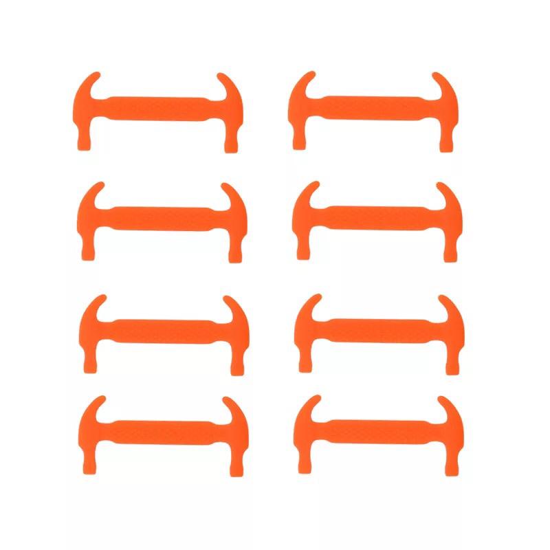 NO.8 10 шт./компл. силиконовые шнурки детские спортивные шнурки для бега эластичные шнурки без завязок кроссовки обувь шнурки с ремешком