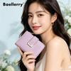Женский кошелек Baellerry однотонный на кнопке-защелке и молнии
