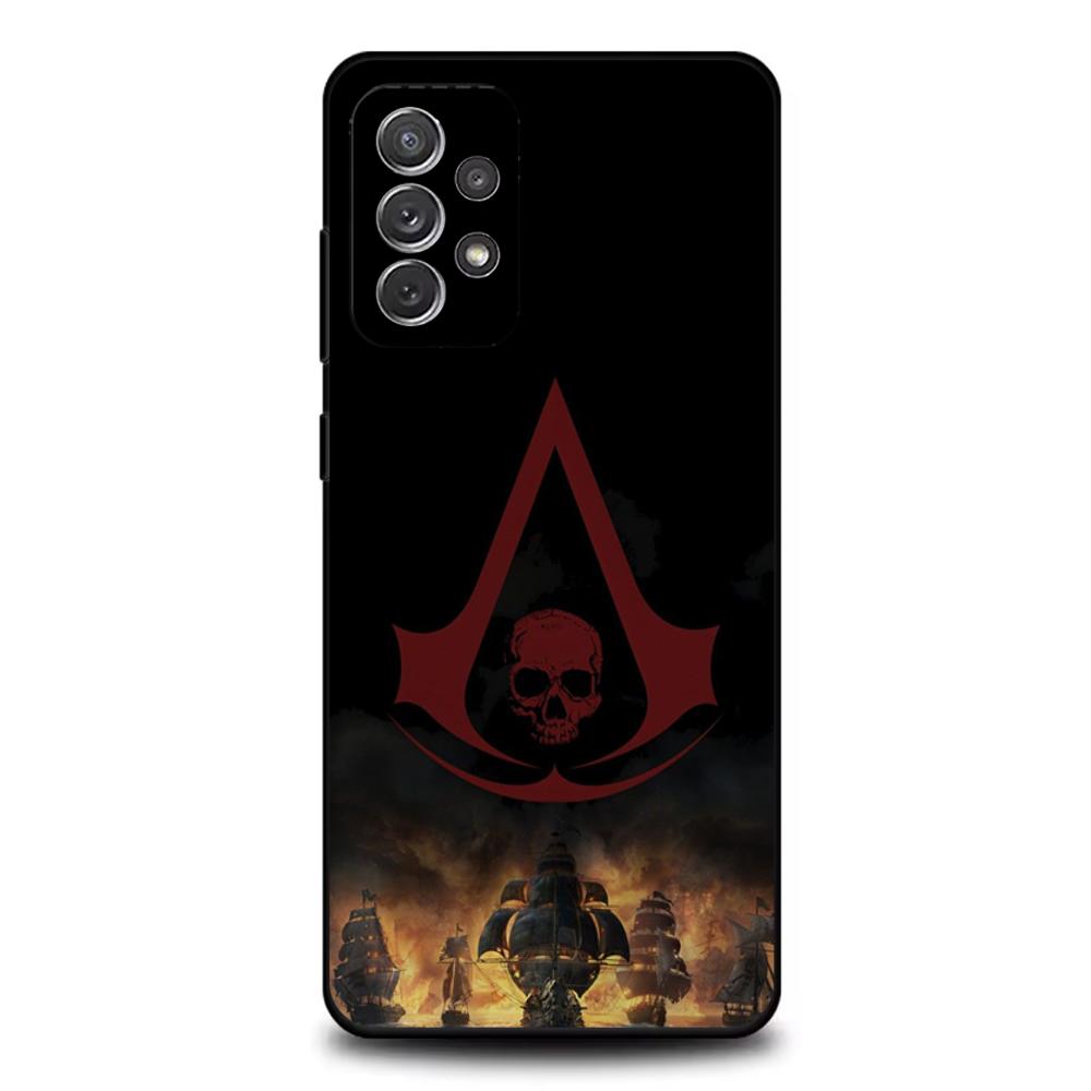 Чехол для телефона Игры Assassin's Creed Для Samsung S25,S24,S21,S22,S23,S30,Ultra,S20,Plus,Fe,Lite,Note,10,9,5G Черный Чехол