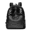Soft Leather Rivet Fashion Designer Large Capacity Female Backpacks Girls Luxury Female Backpack Travel Bags