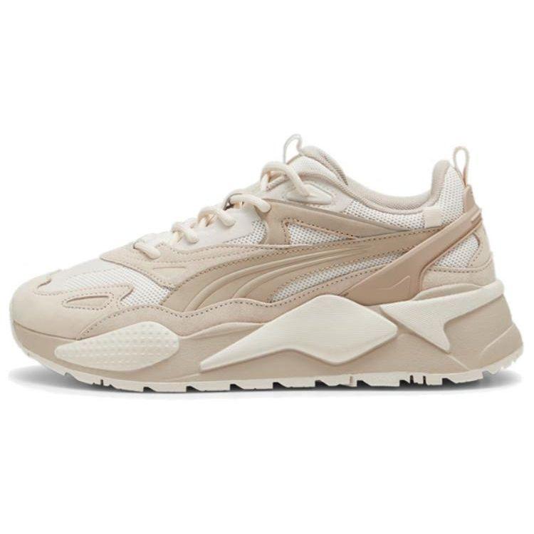 Puma Rs-X Pu Fabric Synthetic Leather Mesh Retro Versatile Shock Absorbing Durable Low-Top Lifestyle Casual Shoes Unisex Sneaker Off-White 390776-34