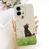 For Oppo A6s CPH2789 Cute Cat Flower Cartoon Phone Case For Oppo A6s 4G CPH2815 OppoA6s A 6S 5G Soft Silicone Covers Bumpers