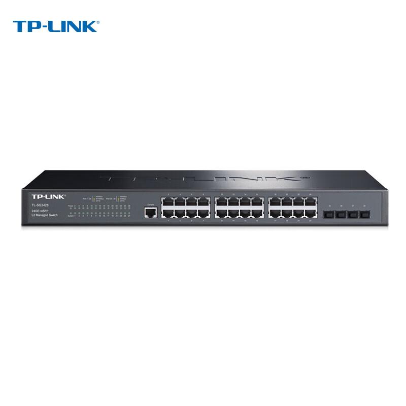 TP-Link TL-SG3428 Enterprise 24-Port Gigabit Layer 2 Managed Switch