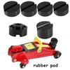 Slotted Frame Rail Floor  Rubber Pad Adapter For Pinch Weldside Jackpad