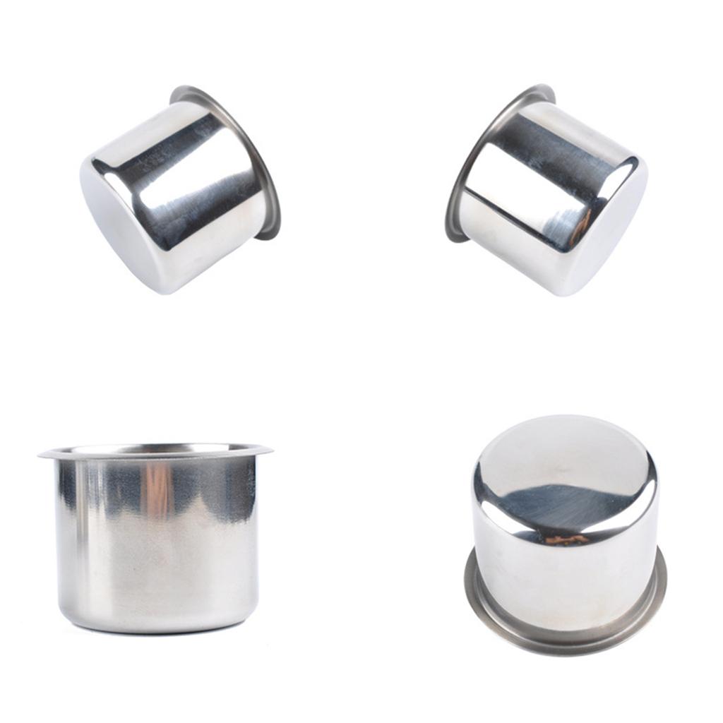 1 шт. Подстаканник из нержавеющей стали, автомобильный держатель для напитков для морской лодки, яхты, грузовика, дома на колесах, держатель для стакана, вставка для подстаканника