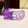 Flower Half-Face Mask Seductive Style Masquerade Ball Mask  Rave Celebration