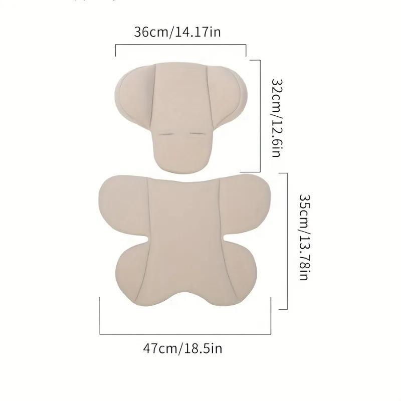 Universal Baby Car Seat Cushion Stroller Mat & Changing Pad Waist Head Protector for Four Seasons Safe for Youngsters Ideal Gift