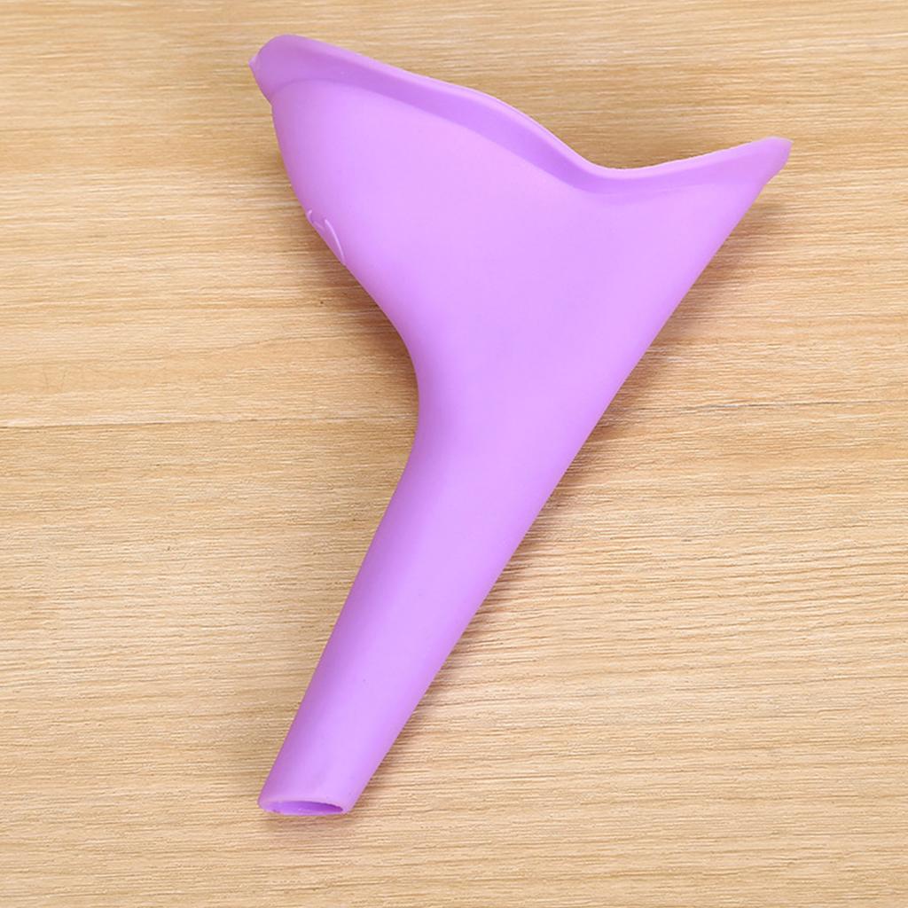 Женский портативный писсуар для полевых условий, аварийный писсуар TPR, устройство для женского мочеиспускания, фиолетовый