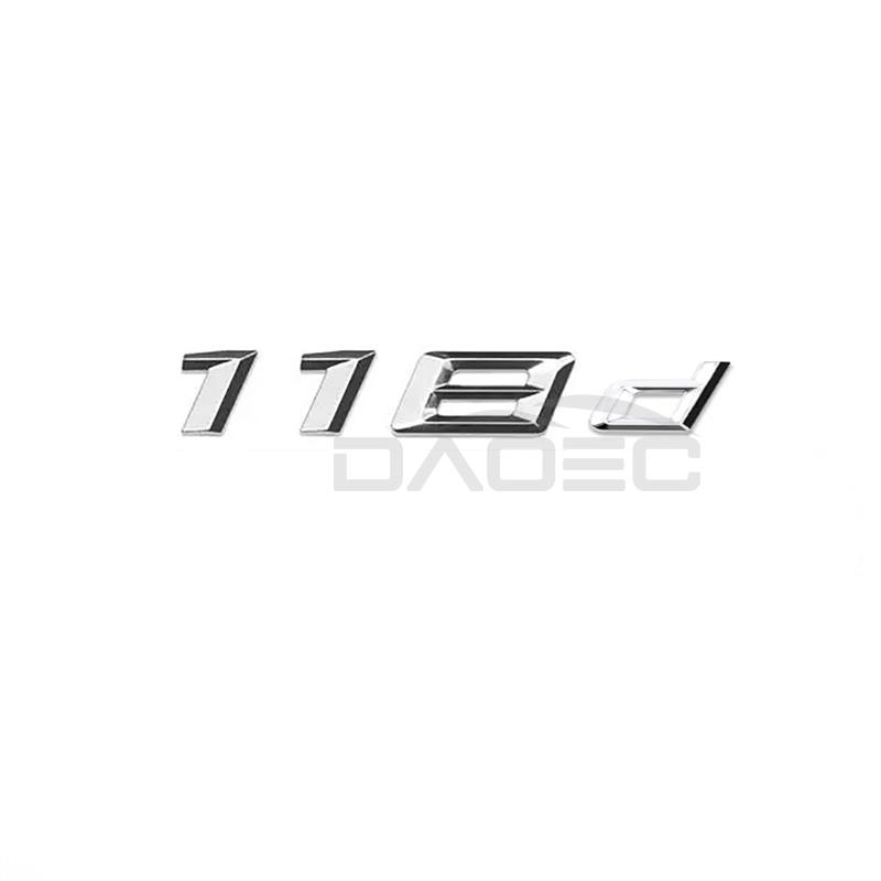 Наклейка с эмблемой на багажник автомобиля ABS для BMW 1 серии 116d 118d 120d 125d 130d 135d 140d E81 E82 E87 E88 F20 F21