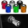 For Peugeot 4Pc Car Valve Stem Caps Cover Waterproof For Peugeot 206 307 308 3008 207 208 407 508 2008 5008 107 Car Styling Car