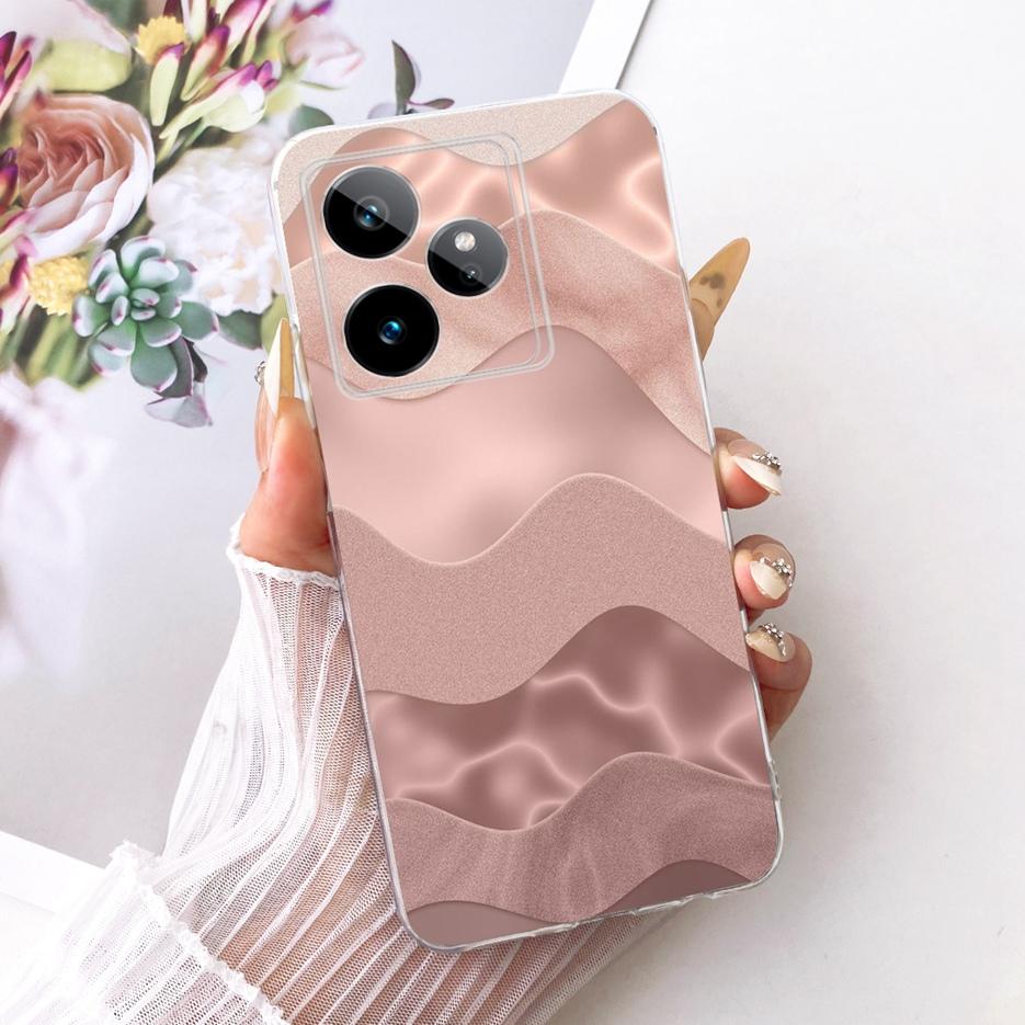 Чехол для Realme GT 7 GT7 T 5G RMX5061 Милый Лев Модный Расписной Чехол Мягкий Силиконовый Чехол для Телефона для Realme GT 7 Pro GT7T 5G