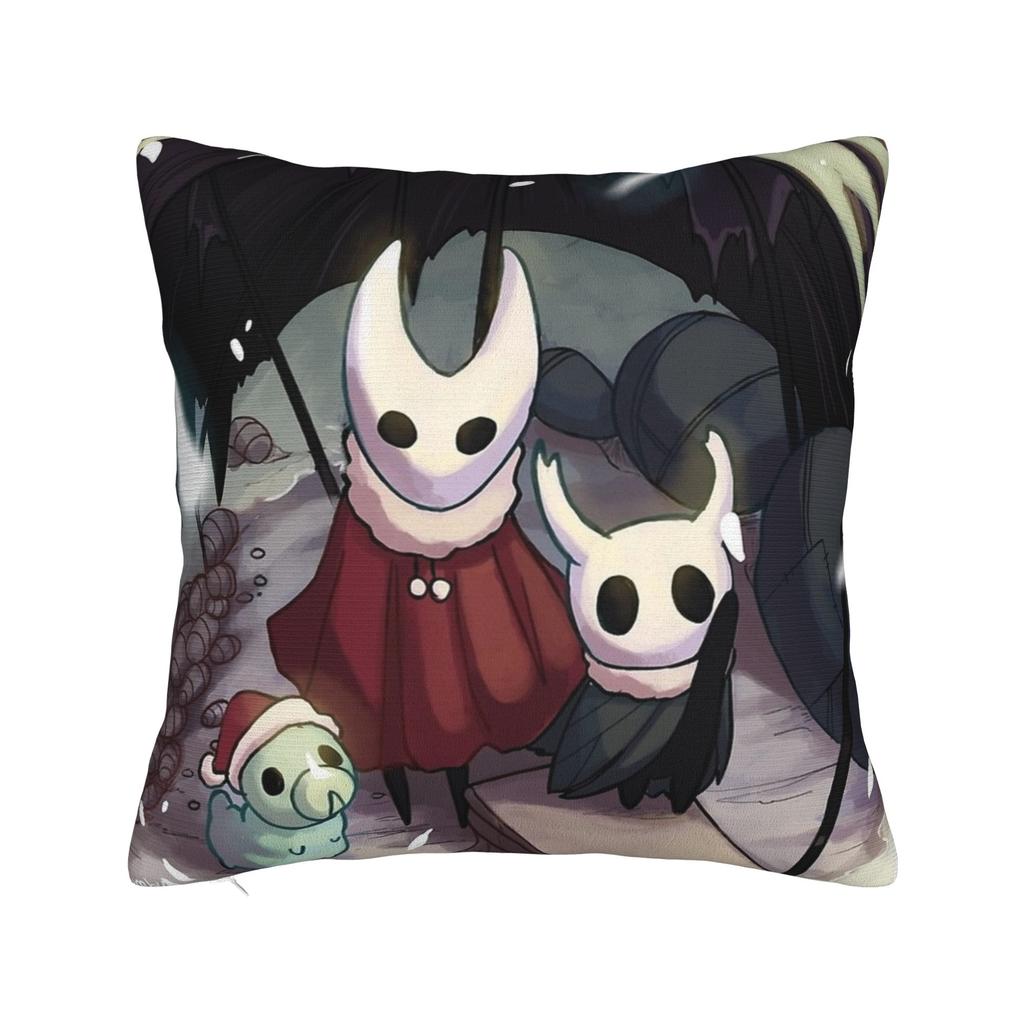 Hollow Knight Инди Игры Квадратная Наволочка Подушка-подушка для Action Adventure Новинка Декор на Молнии Наволочка для Автомобиля 18x18
