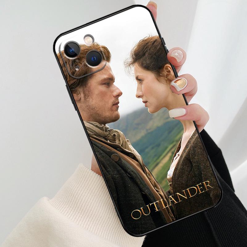 Чехол для телефона Outlander Джейми и Клэр Для iPhone 17 Pro Max 16 15 14 11 12 13 Pro Max mini 15 16 Plus 16e 17 Air Cover