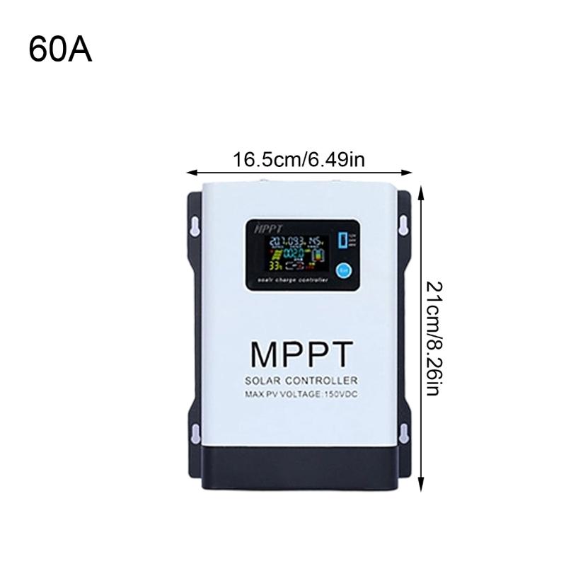 MPPT Контроллер заряда солнечных панелей 30А/60А Автоматический регулятор заряда аккумулятора от солнечной панели для электронного устройства Простота использования