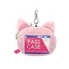 SK Japan WDZY CABBIT Plush Pass Case, Pink, 15125