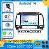 For Hyundai Santa Fe 2 2006-2012 Right Hand Driving RHD DSP Car Radio Multimedia Autoradio 2 Din Android Auto Carplay 4G GPS