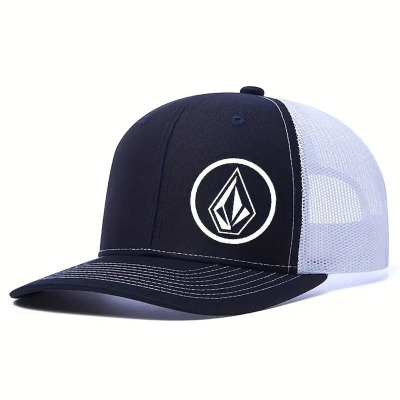 Slightly Curved Baseball Cap Summer Outdoor Activity Sun Protection Men and Women Tide Diamond Mesh Peaked Cap Sun Shade Breathable Mesh Hat