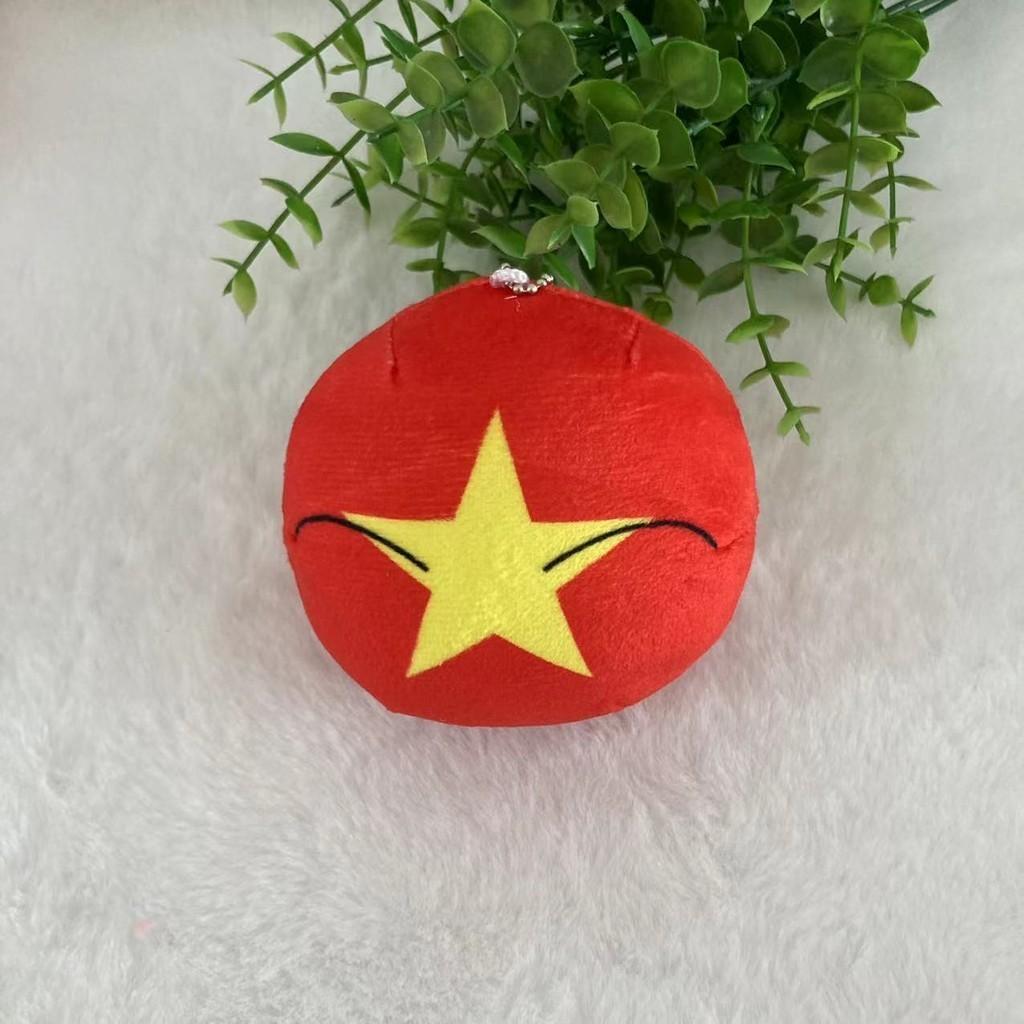 Пушистый кристальный супермягкий плюшевый брелок с флагом Аргентины, оптом 10 см