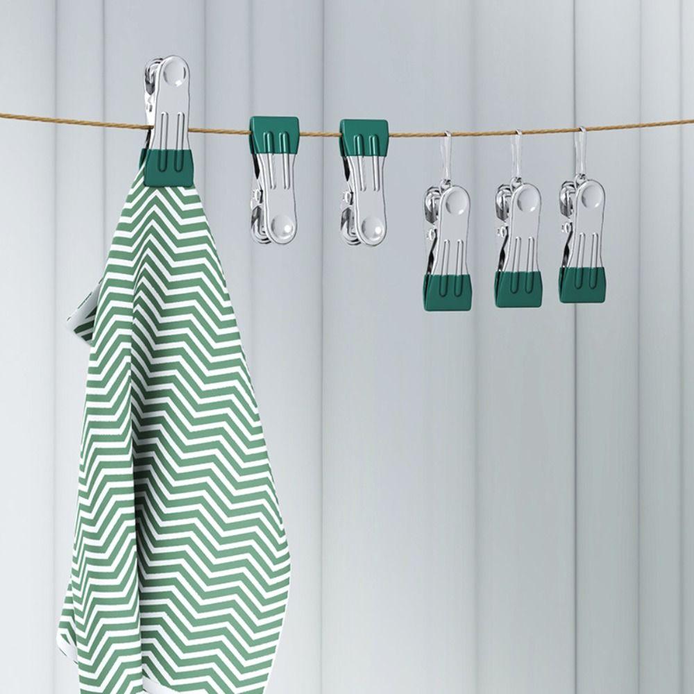 1/5 шт. ветрозащитный зажим для сушки одежды, нержавеющая сталь, зажим для брюк, прочный зажим для пищевых пакетов