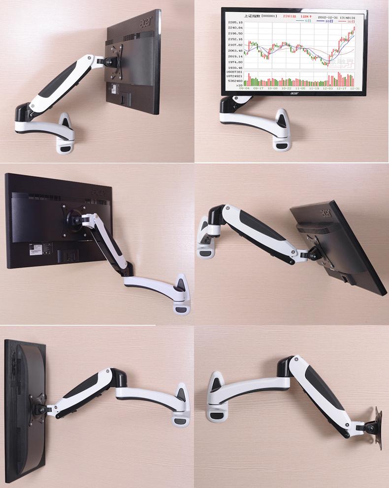 Кронштейн настенный на газлифте Gibbon 27" GM112W для мониторов