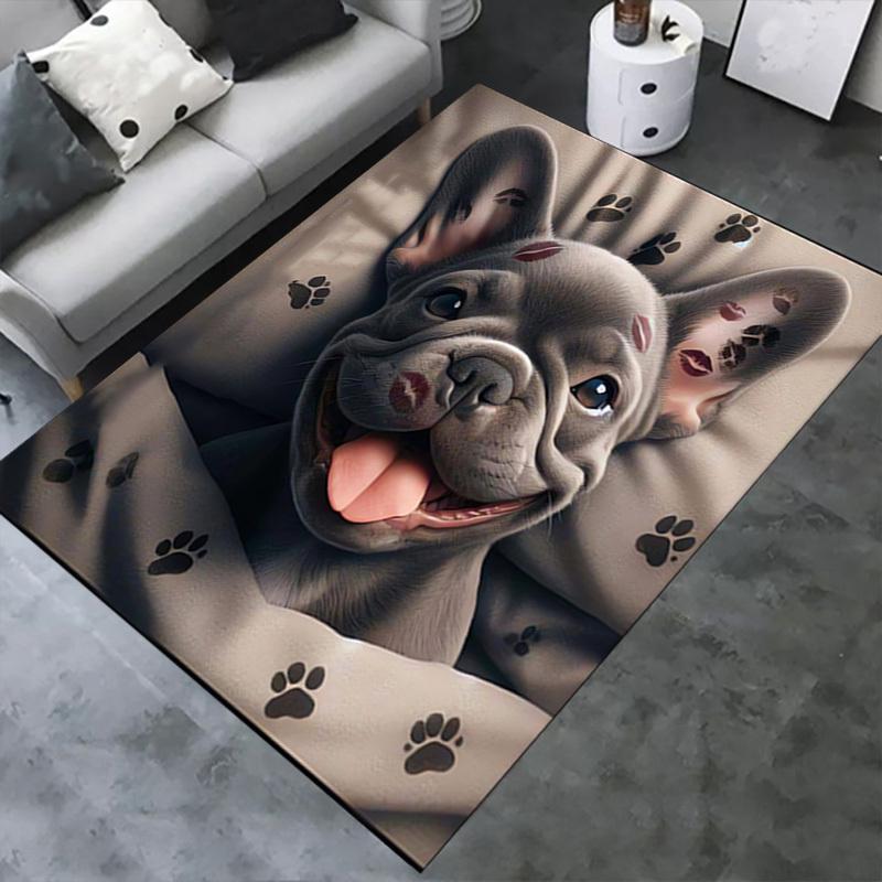 Pug Office Carpet Soft Polyester Entrance Carpet Washable Non slip Machine Washable Indoor Carpet Li