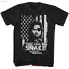 Escape From New York Flag Black Adult T Shirt Vintage Unisex Breathable Soft Stretched Stylish Graphic Comfortable