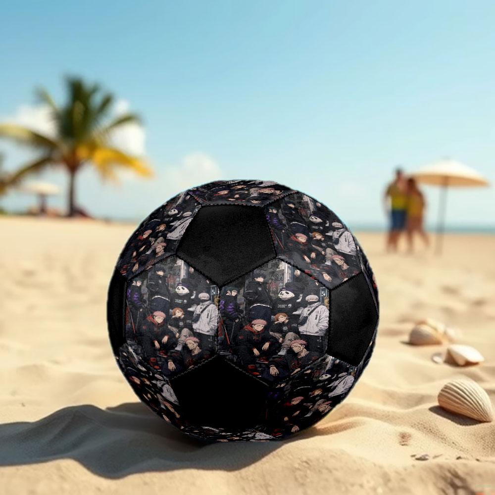 1pc Jujutsu Kaisen Soccer Ball Size 5 Indoor Soccer Ball Fashion Colorful Backyard Game - Great For Sports Fans Gift HE30