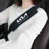 LESE9 2 шт. Для KIA Sportage Rio Ceed Picanto K5 K9 Sorento Хлопковая защитная накладка из углеродного волокна на плечо автомобиля Автоаксессуары