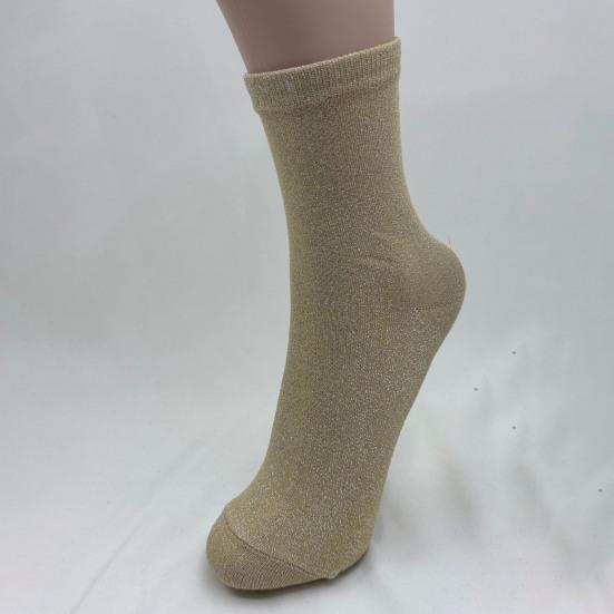 Женские блестящие носки до щиколотки, блестящие металлические носки, женские блестящие носки с ворсом, летние тонкие хлопковые носки для женщин и девочек