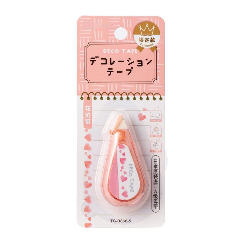 Мини-креативная корейская корректирующая лента с милым цветочным деревом, корректирующая лента в форме сердца для DIY, декоративная лента, студенческие канцелярские принадлежности