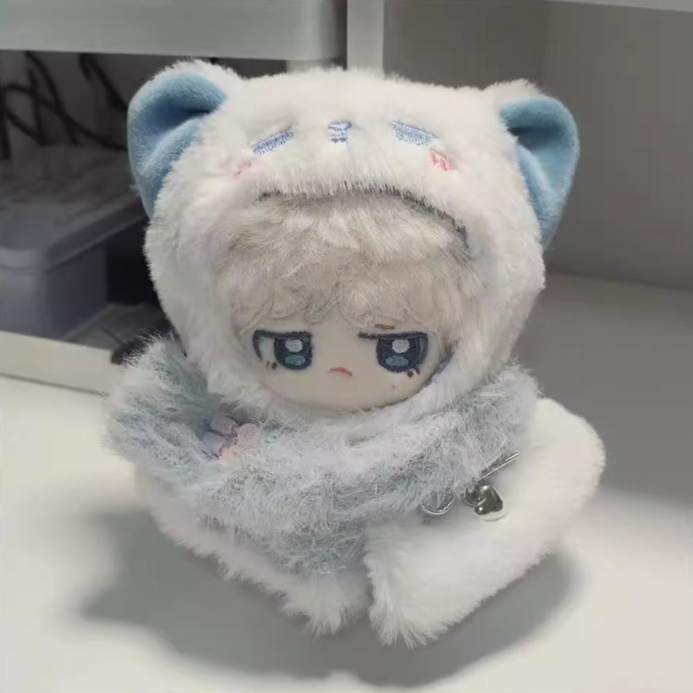 Костюм 20 см Одежда для куклы Наряд Плющевая накидка Набор одежды для куклы 10/20 см Хлопковая кукла