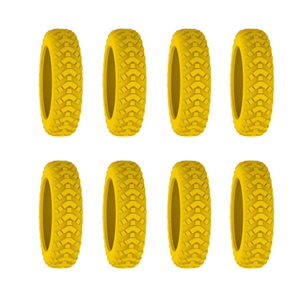 8PCS/Set Silicone Suitcase Wheels Protection Cover Trolley Box Casters Cover Luggage