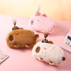 Zipper Pencil Case Capybara Pen Storage Bag Portable Stationery Organizer  Student